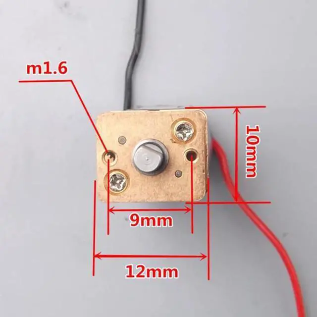 Alt view image 2 of 6 - Steel Gear N20 Mini Precision DC Geared Motor D-Axis Speed Reduction Motor 5V Gear Motor 47rpm/Min Gear Motor Worm