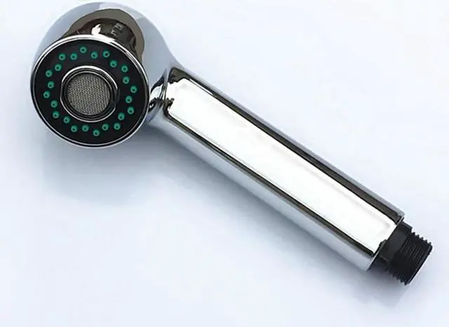 Main image of Bathroom Kitchen Faucet Pull-Out Spray Head G1/2 Replacement Part, 2 Functions Kitchen Sink Faucet Sprayer Head Polished Chrome