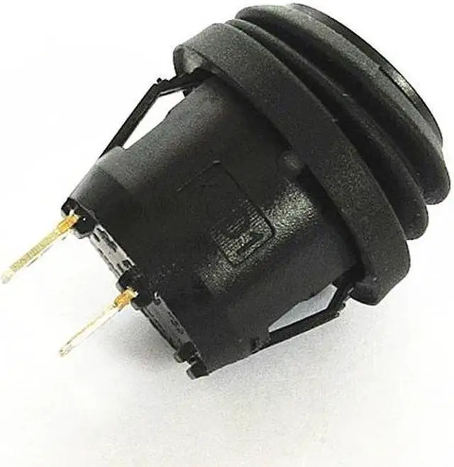 Alt view image 3 of 5 - 1PC 22MM Latching Rocker Switch Power circular Switch ON-OFF 2 Pins With Light 6A 250V AC KCD1