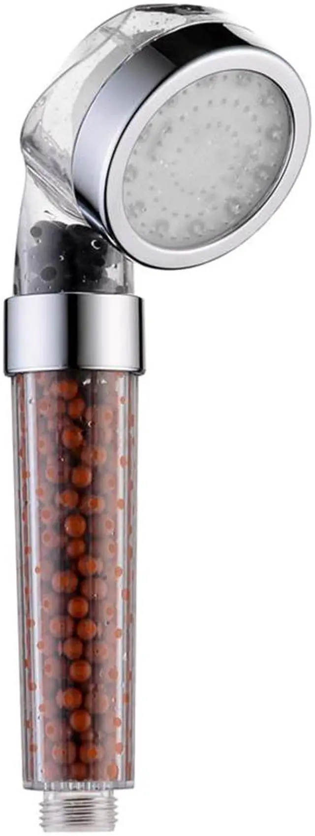 Alt view image 2 of 4 - Electroplated LED Colorful Anion SPA Shower Self-discoloration Light Color Changing Shower Head Bathroom Washable Shower Nozzle