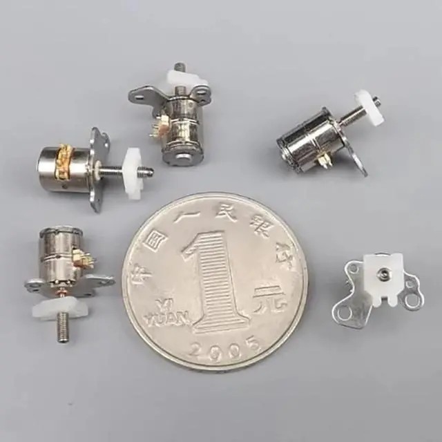 Alt view image 5 of 5 - Dia 6mm 3-5V 2-phase 4-wire Stepper Motor With Slider Micro Stepping Motors DIY Material Miniature Electric Machinery