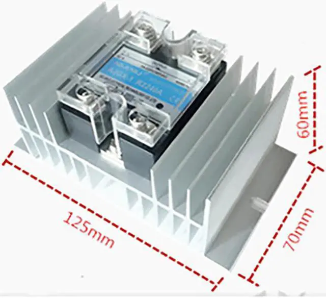 Alt view image 2 of 5 - High Power Voltage Regulator Single-phase Motor 0-220V 8KW Multifunctional Governor Temperature Adjustment Dimming AC Controller