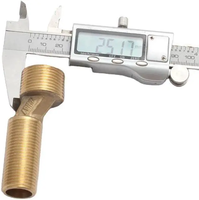 Alt view image 3 of 5 - Copper Bathroom Shower Bathtub Faucet Mixing Valve Faucet Distance Increased Eccentric Angled Change Curved Foot Bend Fittings