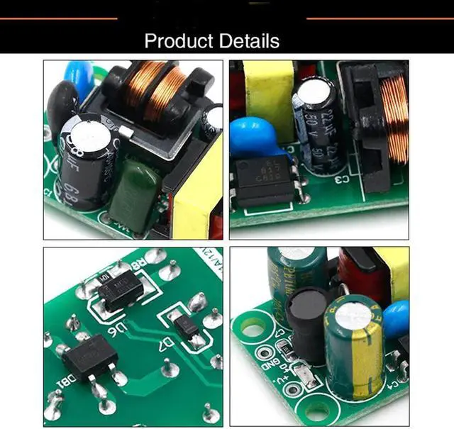 Alt view image 3 of 4 - 12V 500mA Switching Power Supply Board Module 5W Constant Voltage Power Supply 220v AC-DC 12V Voltage Modules