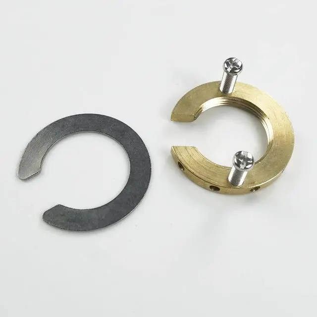 Alt view image 2 of 5 - 1PC Brass C Type Tap FaucetKitchen Basin Tool Set Fastening Circlip Washer Accessory Anti-Loosing Nut Cap Fixing Fitting Kit