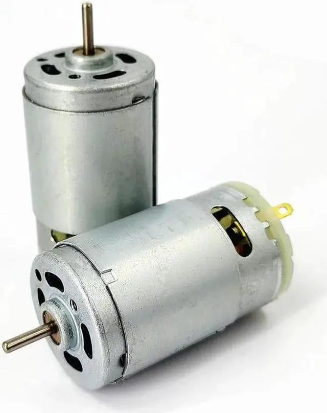 Main image of 1Pc 390-21145 Carbon Brush Motor DC 6V 12V Large Torque Low Speed DC Motor For DIY Boat, Car, Tank Toy Model Motors Accessories