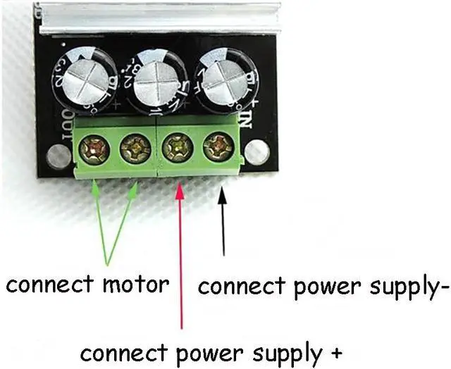 Alt view image 5 of 6 - 1PC PWB DC Motor Rotary Governor 6v 12v 24v 28v Input Voltage 3A Speed Controller Regulator Adjustable Switch Module 12038B