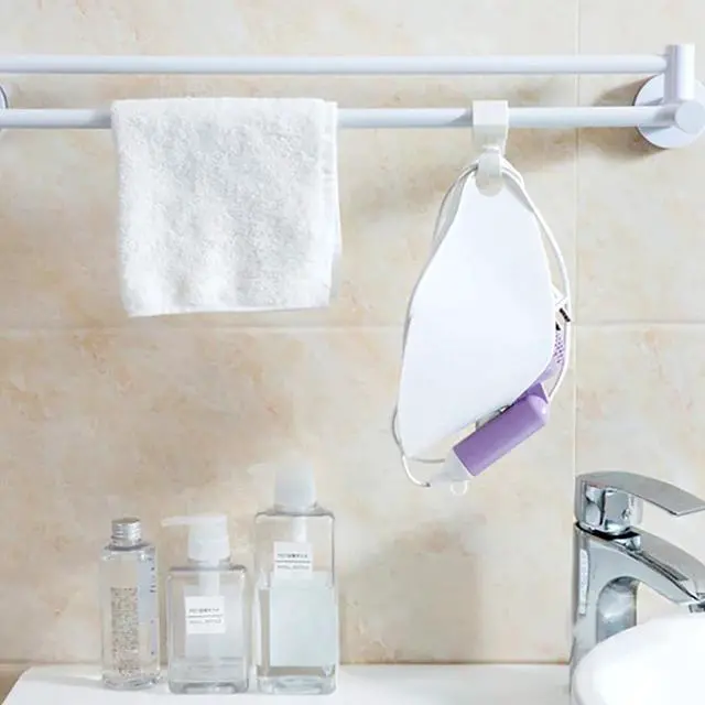 Alt view image 3 of 6 - Innovative Electric Hair Dryer Hanging Ring Holder Storage Support Portable Bathroom Hair Dryer Stand Shelf for Home,Hotel