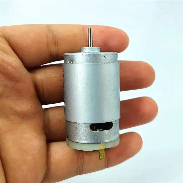 Alt view image 5 of 6 - 1Pc 390-21145 Carbon Brush Motor DC 6V 12V Large Torque Low Speed DC Motor For DIY Boat, Car, Tank Toy Model Motors Accessories