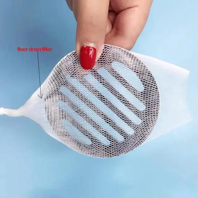 Main image of 100pcs/set Kitchen Sink Anti-blocking Filters Hair Filter Mesh Bag, Sewer Filter Sink, Bathroom Floor Outlet Drain Strainers