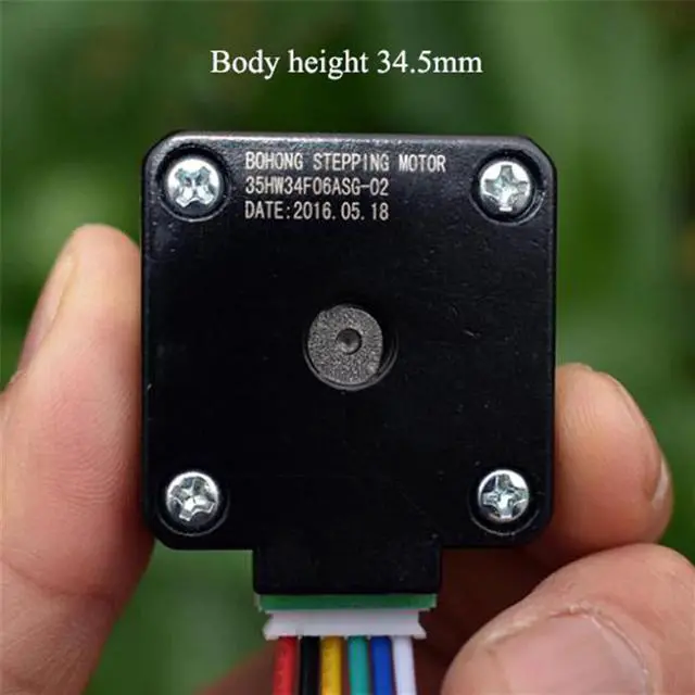 Alt view image 3 of 6 - 35mm Stepper Motor 2-phase 4-wire External Drive Linear Stepping Motor Reciprocating Screw Stepper Motors Electrical Accessories