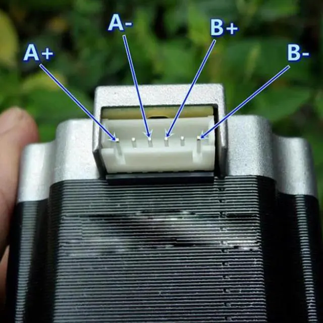 Alt view image 5 of 5 - 4-lead 57 Stepper Motor 57mm 2.8A 6.57mm/6.35mm diame CNC Laser Grind Foam Plasma Cut