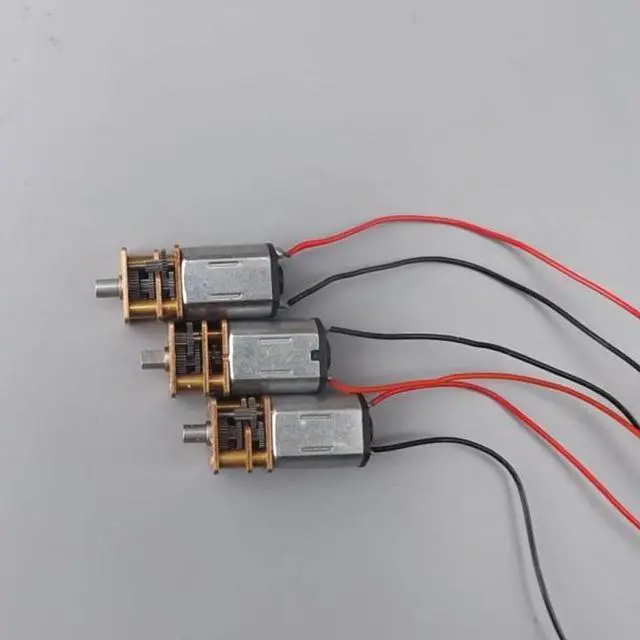 Alt view image 3 of 6 - Steel Gear N20 Mini Precision DC Geared Motor D-Axis Speed Reduction Motor 5V Gear Motor 47rpm/Min Gear Motor Worm