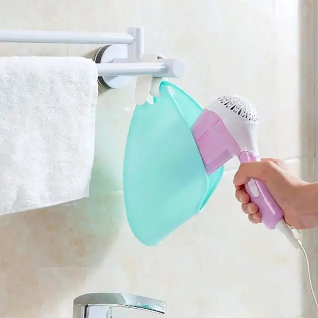 Alt view image 2 of 6 - Innovative Electric Hair Dryer Hanging Ring Holder Storage Support Portable Bathroom Hair Dryer Stand Shelf for Home,Hotel