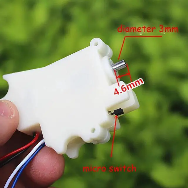 Alt view image 2 of 6 - DC 3V-6V 180-360RPM Micro Geared Motor DC5V 30mA 300RPM Metal Gearbox Motor Reduction Electric Machinery