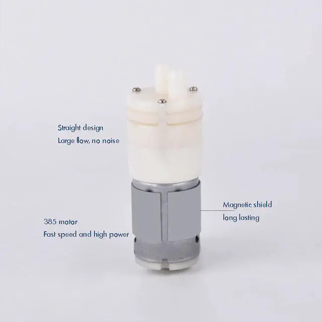 Main image of 385 Straight Head Mute Water Pump DC12V High Temperature Resistant Diaphragm Pump Water Pump, Large Flow, Fast Speed, High Power