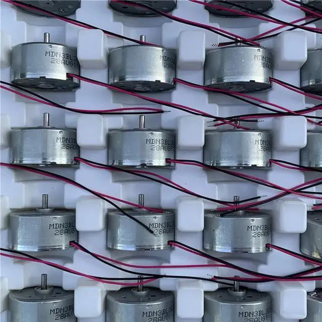 Alt view image 6 of 6 - Precious Metal Brushes 300 Micro Motor with Wires, DC3V-6V Low Voltage Start Motor, for USB Solar DIY Production and DVD Motor