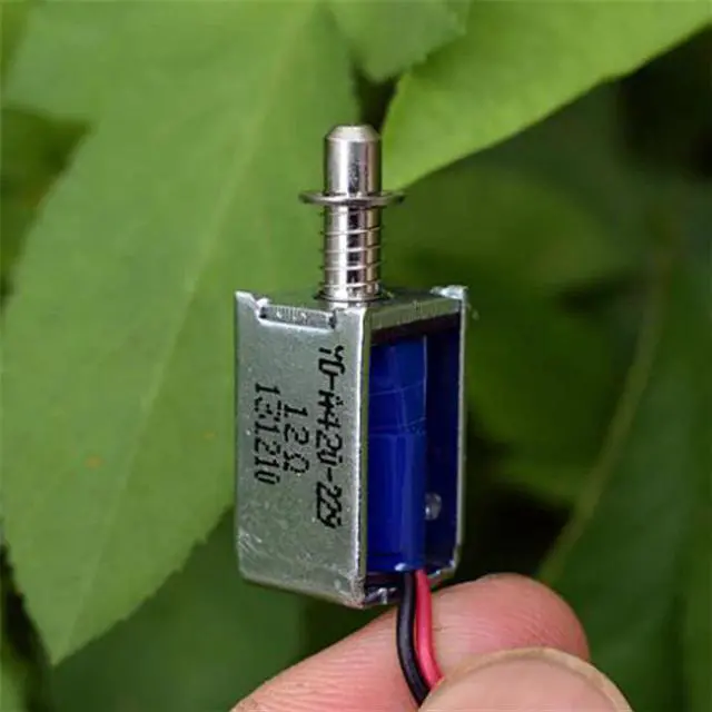 Alt view image 2 of 6 - 1PC DC6-12V Mini 0420 Electromagnet YD-A420-229 DC Electromagnet Suction Type Magnetic Electromagnet For Cabinet Electronic Lock