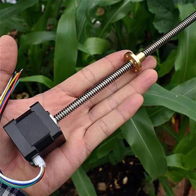 Alt view image 4 of 6 - 35mm Stepper Motor 2-phase 4-wire External Drive Linear Stepping Motor Reciprocating Screw Stepper Motors Electrical Accessories