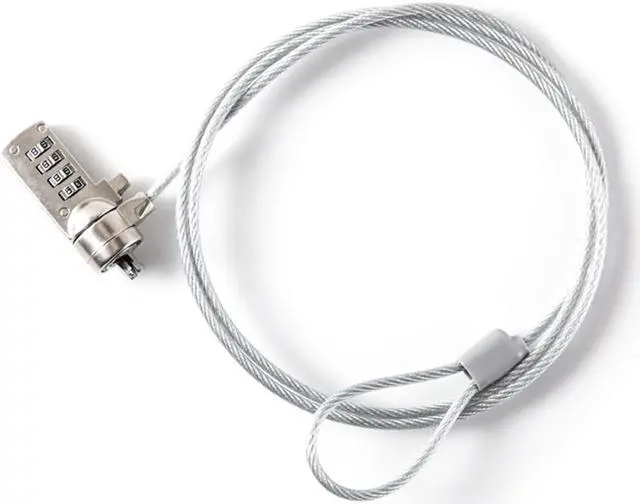 Main image of Notebook Laptop Combination Lock Security Cable - 4 Digital Password Protections Security Cable Lock for Laptops and Projectors