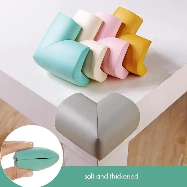 Main image of 4PCS/Set Pre-Taped Table Corner Protector, Child Safety Furniture Bumper, Sharp Corner Cushions Corner Guards & Edge Protectors