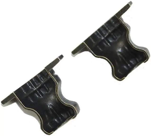 Alt view image 3 of 4 - 4pcs/lot Bronze Wood Box Box Feet Wood Case Corner Protector Decorative Furniture Legs for DIY Jewelry Chest Gift Box Wood Box