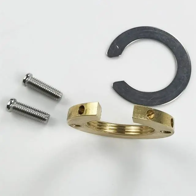 Alt view image 3 of 5 - 1PC Brass C Type Tap FaucetKitchen Basin Tool Set Fastening Circlip Washer Accessory Anti-Loosing Nut Cap Fixing Fitting Kit