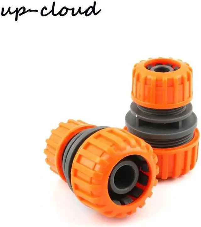 Main image of 2pcs UP-CLOUD Plastic 16mm to 20mm Soft Hose Repair Quick Connector for Garden Irrigation Watering 1/2"-3/4" Drip Tape Adapter