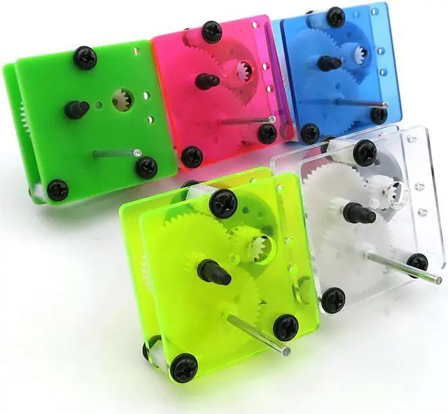 Alt view image 2 of 6 - 310 Gear DC Motor 1-6v 300rpm  5colors DIY Model Making for Teaching and Experiment Micro Small Solar Energy Motor