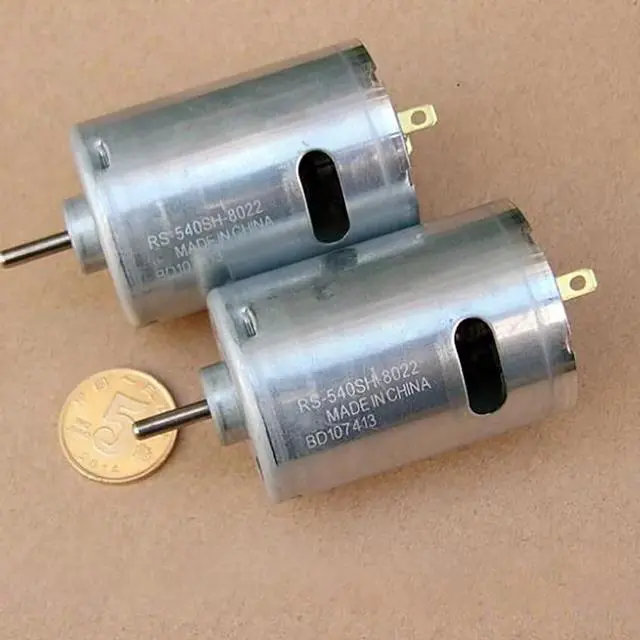 Alt view image 2 of 5 - 540SH-8022 Motor with Copper Alloy Carbon Brush & Rotor DC7.4V 20800rpm High Speed High Torque High Power Motor for Power Tool