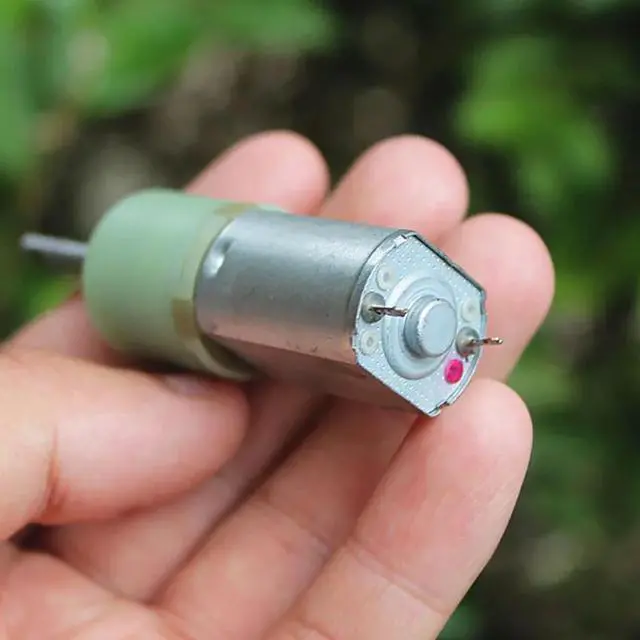 Alt view image 2 of 6 - 130 Planetary Geared Motor DC12V 50mA Micro Small Brush DC Motor for 50rpm/min Iron Shell DC Motor Accessories