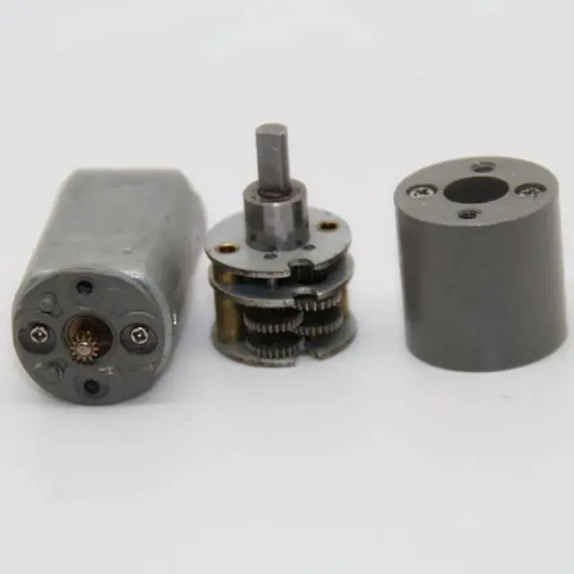 Alt view image 5 of 6 - 180 Model All Metal Gearwheel Micro Motor DC 1.5-4.5V 250-450MA 45-300RPM 4mm D-axis Decelerate Geared Motor for DIY Robot Toys