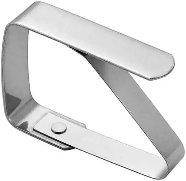 Alt view image 3 of 5 - 4PCS/Lot Adjustable Tablecloth Clips Stainless Steel Table Cover Clamps Table Cloth Clips for Kitchen Restaurant Picnic Tables