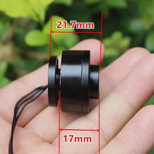 Alt view image 5 of 6 - Double Ball Bearing 2204 Micro BTZ Motor Drone/Phone/Camera/Model Airplane Outer Rotor Brushless Motors 260KV 12N14P DC12V