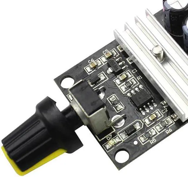Alt view image 3 of 6 - 1PC PWB DC Motor Rotary Governor 6v 12v 24v 28v Input Voltage 3A Speed Controller Regulator Adjustable Switch Module 12038B