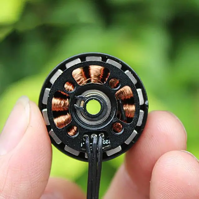 Alt view image 4 of 6 - Double Ball Bearing 2204 Micro BTZ Motor Drone/Phone/Camera/Model Airplane Outer Rotor Brushless Motors 260KV 12N14P DC12V