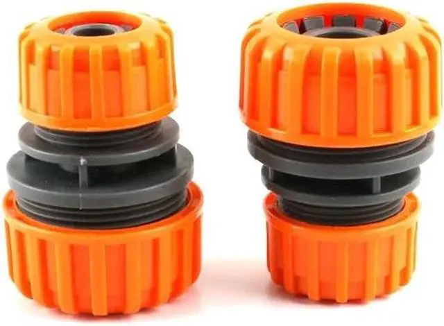 Alt view image 3 of 3 - 2pcs UP-CLOUD Plastic 16mm to 20mm Soft Hose Repair Quick Connector for Garden Irrigation Watering 1/2"-3/4" Drip Tape Adapter
