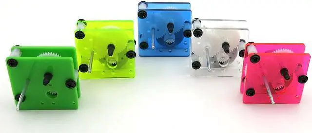 Alt view image 3 of 6 - 310 Gear DC Motor 1-6v 300rpm  5colors DIY Model Making for Teaching and Experiment Micro Small Solar Energy Motor