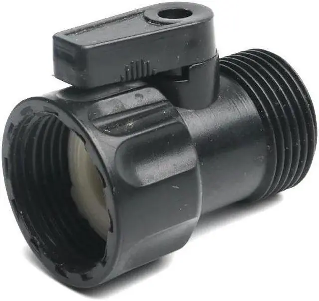 Alt view image 3 of 4 - 2pcs plastic garden irrigation valve 3/4" male to female thread extend hose tube switch for car wash tube
