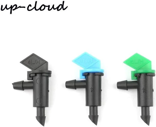 Main image of 20pcs 4L/h 8L/h 16L/h Dripper Garden Micro Drip Irrigation Greenhouse Watering Sprayers Connect to 4/7mm Hose Connector