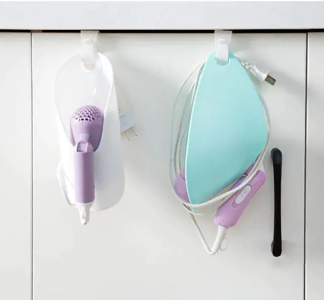 Main image of Innovative Electric Hair Dryer Hanging Ring Holder Storage Support Portable Bathroom Hair Dryer Stand Shelf for Home,Hotel