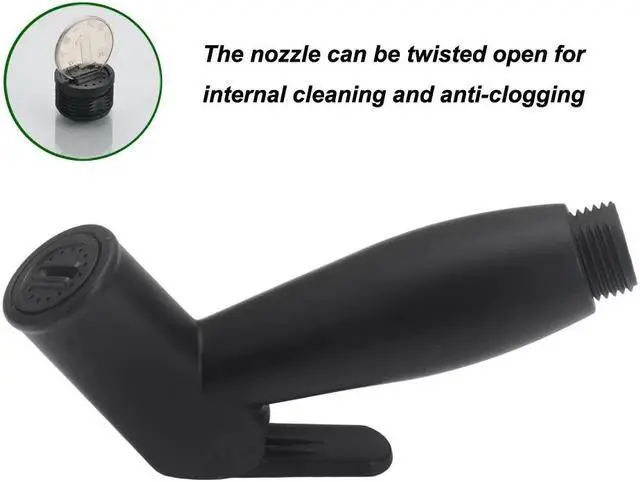 Main image of 1pc Black Handheld Bidet Spray ABS Shower Sprayer  Toilet Faucet Shower Bidet