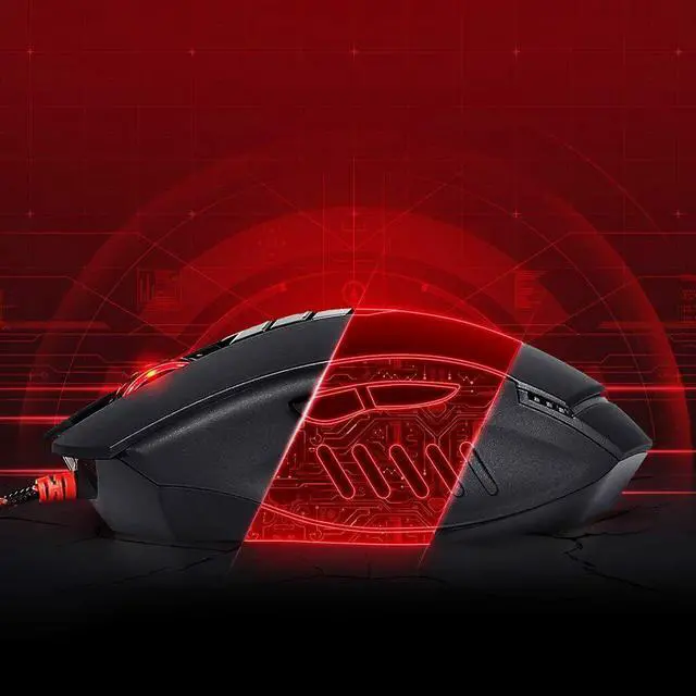 Alt view image 2 of 7 - A4tech Bloody V8MA Ultra Gaming Gear Wired 8-Button Gaming Mouse