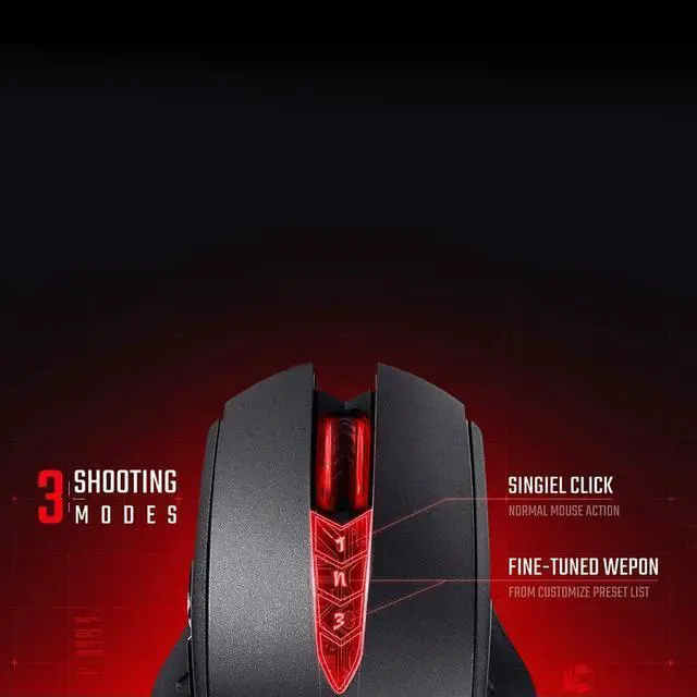 Alt view image 3 of 7 - A4tech Bloody V8MA Ultra Gaming Gear Wired 8-Button Gaming Mouse