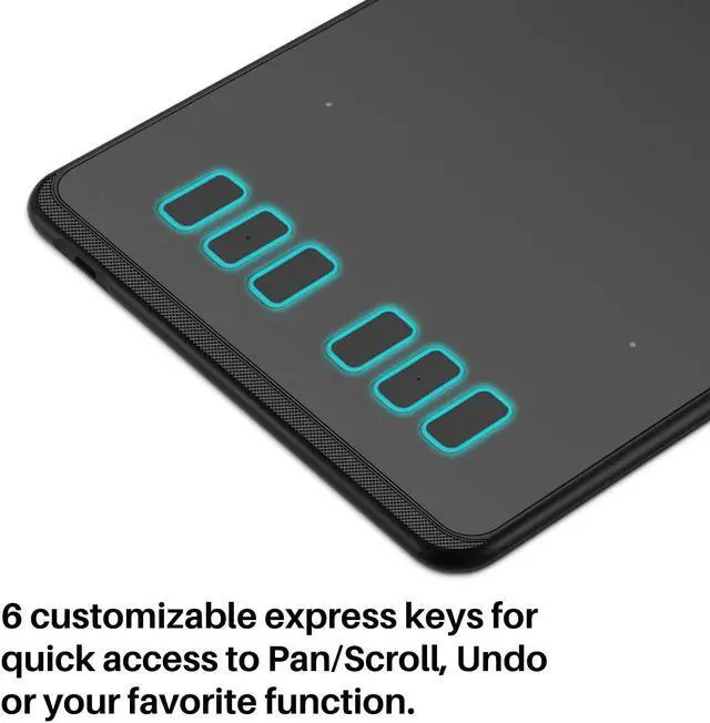 Alt view image 5 of 7 - Huion Inspiroy H640P Graphics Drawing Tablet Android Support with Battery-Free Stylus and 8192 Pressure Sensitivity