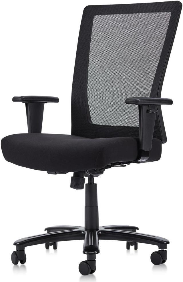 CLATINA Ergonomic Big & Tall Executive Office Chair with Fabric