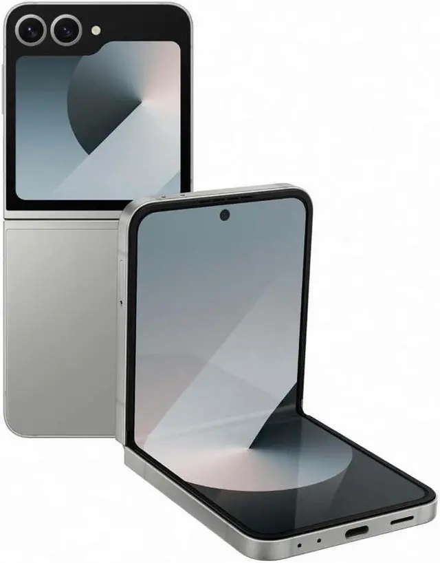 Main image of Samsung Galaxy Z Flip6 5G 512GB - Unlocked SILVER SHADOW CANADIAN VERSION