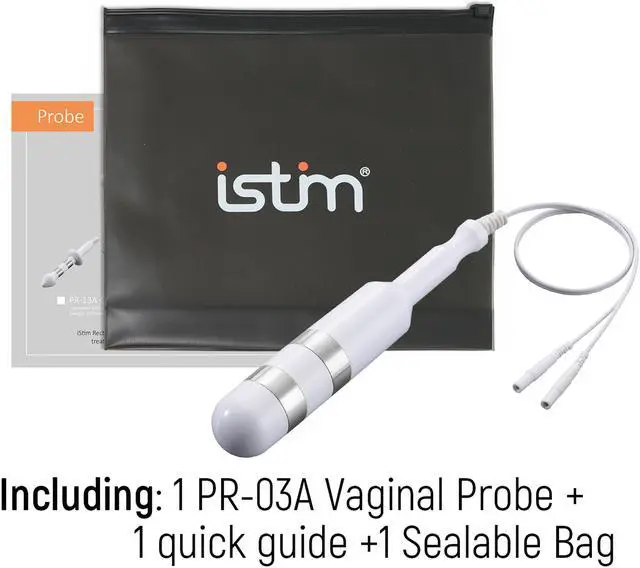 Alt view image 6 of 6 - iStim Kegel Exerciser PR-03 Probe for Bladder Control, Pelvic Floor Muscle Exercise, Incontinence Relief for Women and Men - Compatible with Incontinence EMS Machine