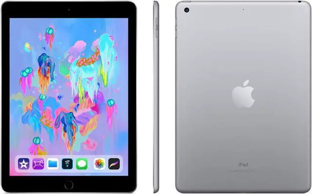 Alt view image 8 of 10 - Apple iPad 9.7" 6th Generation (Early 2018),32GB, Wi-Fi + 4G LTE - Space Gray