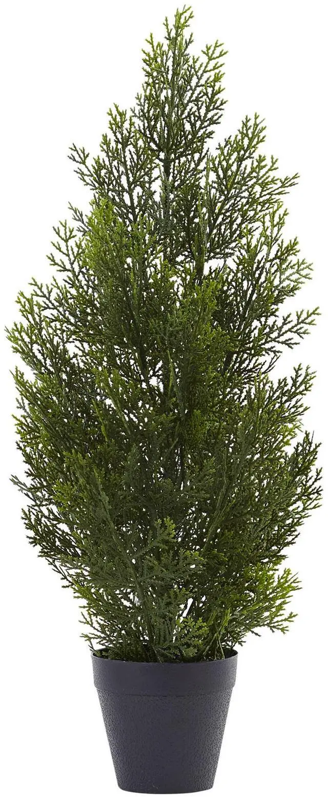 Alt view image 2 of 4 - Nearly Natural 5469 2 ft. Mini Cedar Pine Tree - Indoor & Outdoor